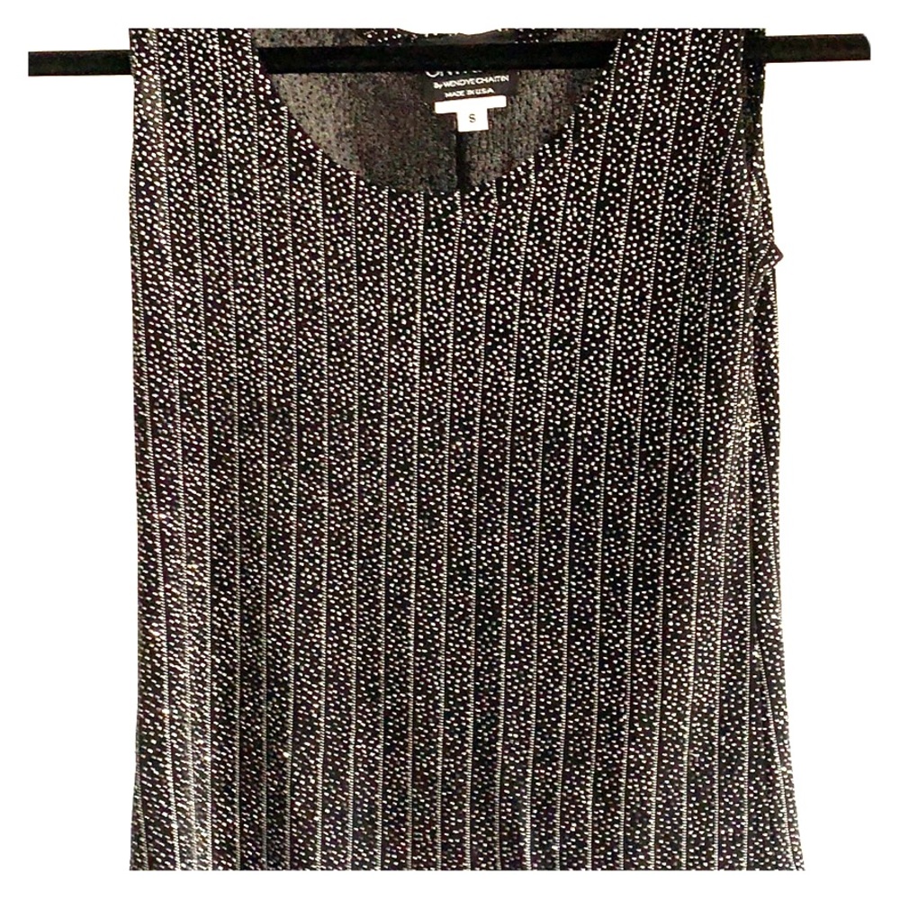 Onyx Nite Silver/Black Glitter Tank